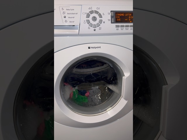 Hotpoint HULT843 | Very deep final rinse cotton standard