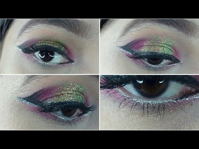 Gorgeous Colourful Eyeliner Look | Easy Eye Makeup Tutorial