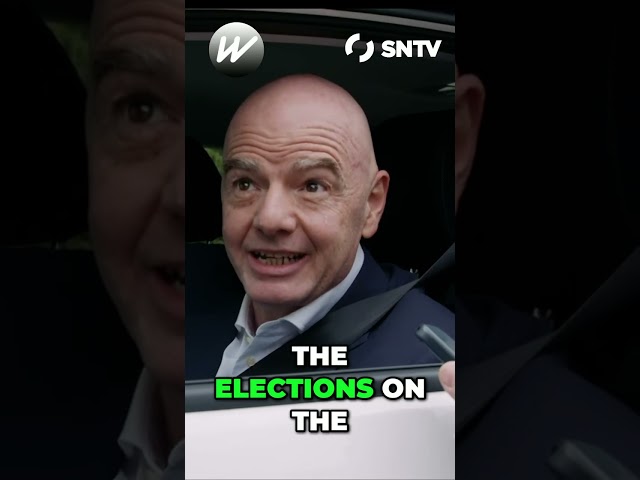 Infantino Confirms 2027 FIFA Presidency Bid #shorts