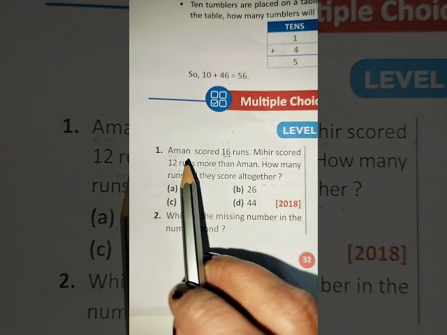 Olympiad Maths for Grade 1 #shorts #reels