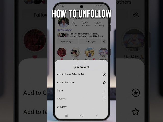 How to Unfollow Anyone on Instagram in Seconds