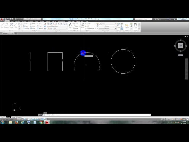 Breaking a line into two in AutoCAD - BREAK (Command) | AutoCAD