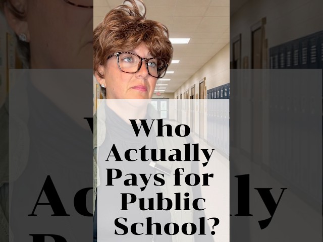 Who actually pays for public education?