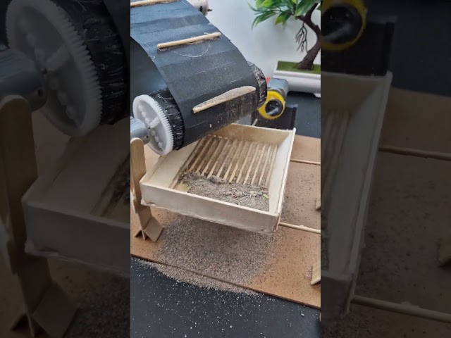 Automatic Sieve Machine | #dcmotor #techexperiments #experiment #electronic #dcman #tech