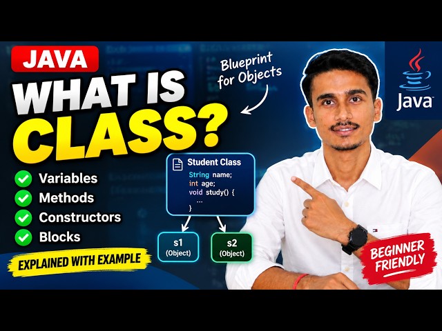 What is Class in Java? | Class Members Explained with Example | Java for Beginners