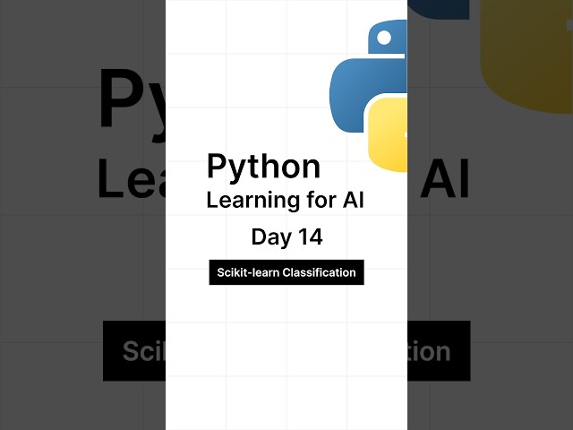 Python Learning for AI — Day 14 Part 4 #python #pythonprogramming #pythontutorial #ai