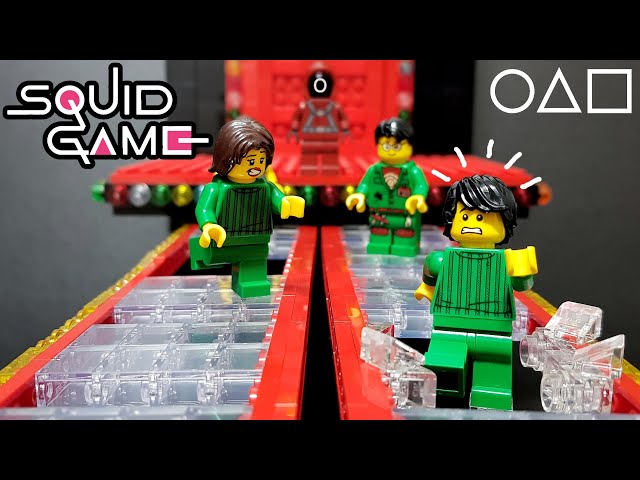 LEGO Squid Game Stop Motion: Glass Bridge 레고 오징어 게임 징검다리