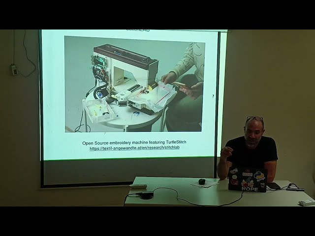 Embroidery With Code! TurtleStitch by Michael Aschauer