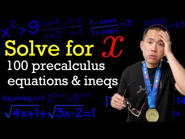 100 Precalculus Equations Ultimate Practice