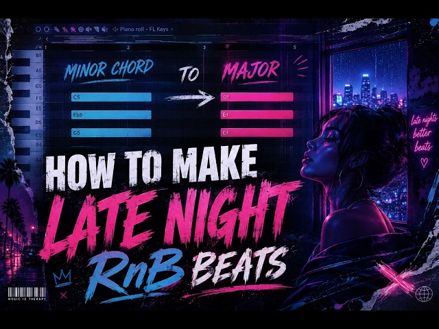 How to make Late Night RnB Beats From Scratch