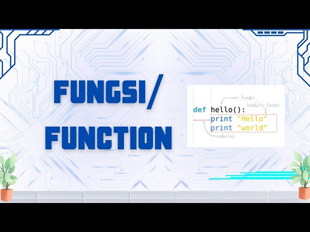 Fungsi/Function pada Python | Praktikum Algoritma dan Pemrograman