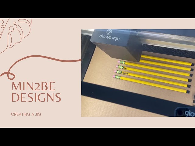 Creating a JIG template | how to engrave pencils with your laser
