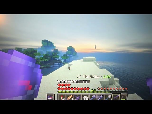 Watching the sunrise on Java with Bliss shader