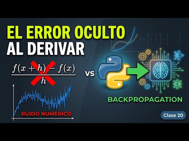 Diferenciación Numérica en Python: Diferencias Finitas vs Deep Learning