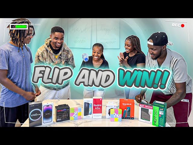 Flip The Bottle To Win An IPhone & Other Gadgets! | Our Friends Almost Went Crazy On This Game!