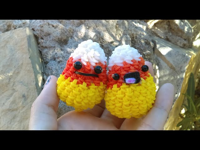 Loomigurumi Candycorn (rainbowloom)