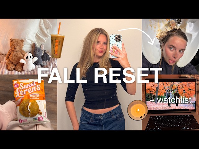 prepping for FALL 🍂 decor shopping, room reset + fall watchlist