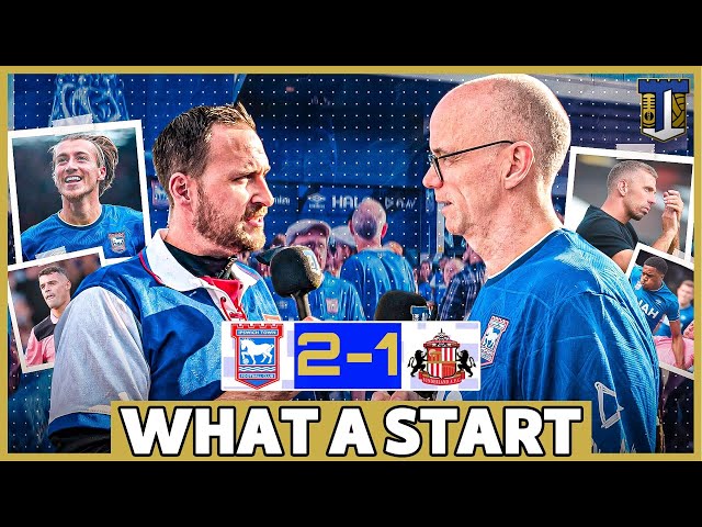 Ipswich 2-1 Sunderland | What a start! | Fan Reaction from Portman Road