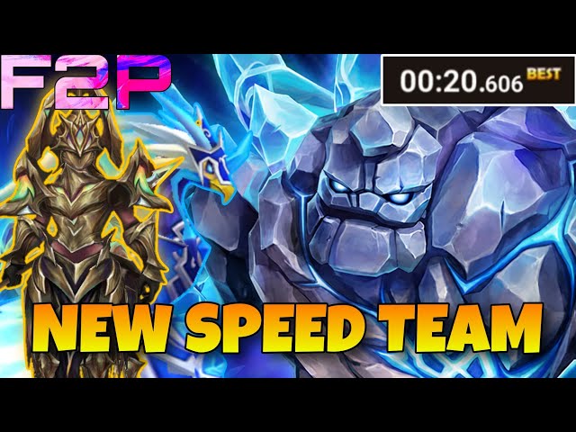 20s NEW F2P GIANT ABYSS HARD SPEED TEAM WITH PHOLUS & SIGMARUS - SUMMONERS WAR
