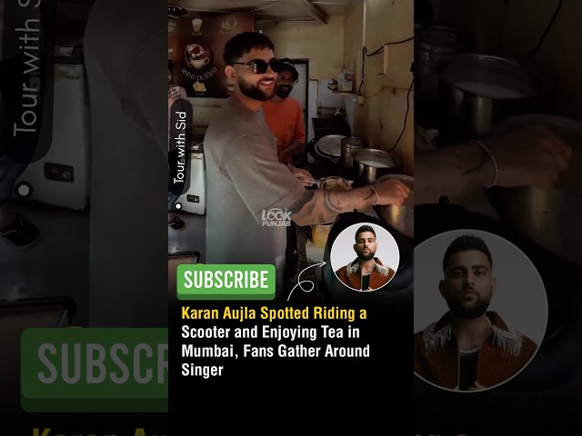 Pathankot Boy Spotted Karan Aujla Having Chai on Mumbai Streets! | #karanaujla #pathankot  #shorts