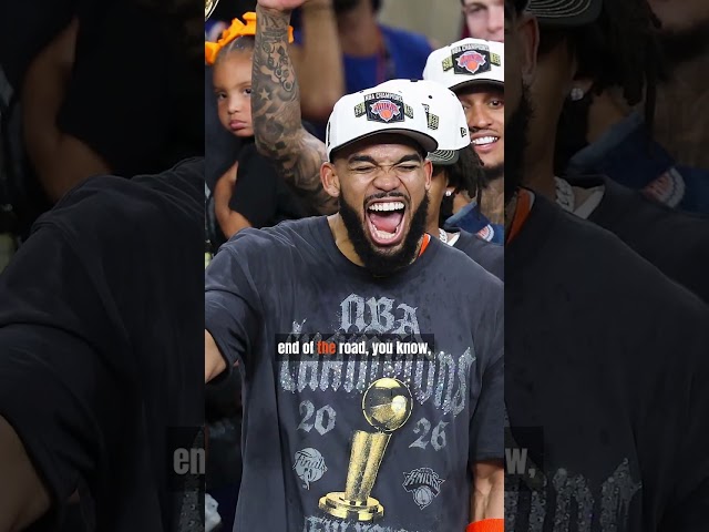 Karl-Anthony Towns on Celebrating the Knicks Championship With Patrick Ewing