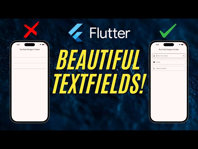 TextField Widget In Flutter - Intro & Styling Guide #1