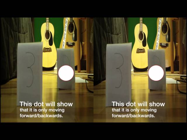 3D Tutorial Demonstration 101 with Boxes Video (Works with Glasses and Cross-Eyes)