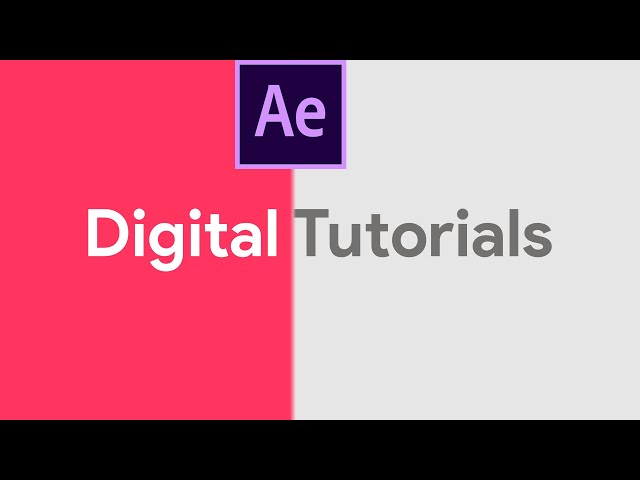 Wipe Title Animation in After Effects - After Effects Tutorial - Titles Animation Tutorial