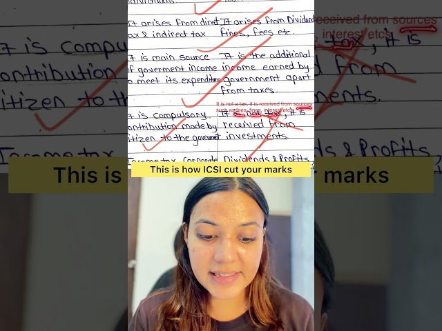 This is where you LOSE marks