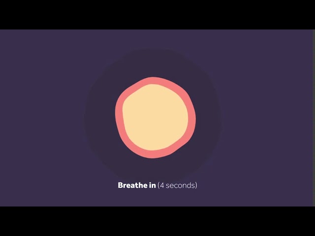 Breathing exercise for stress and anxiety