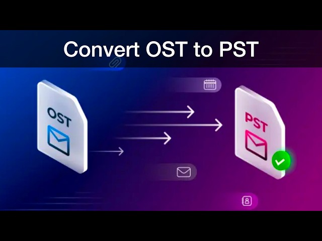 How to convert Outlook OST to PST files!