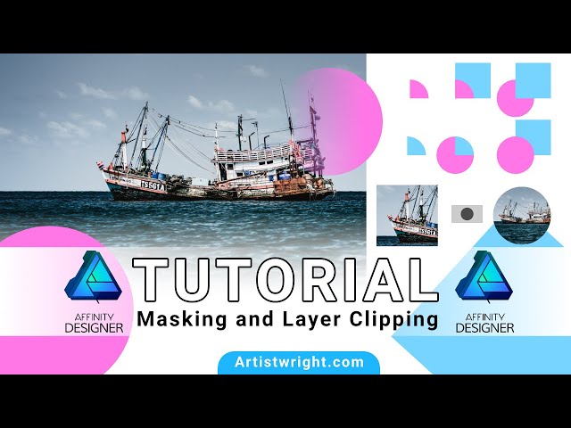 Affinity Designer Tutorial - Learn Masking and Layer Clipping