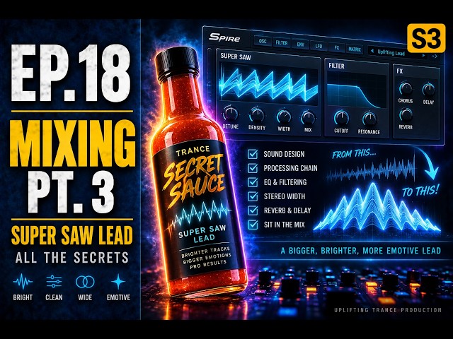 How to Make Uplifting Trance – EP 18: Super Saw Lead Advanced Techniques
