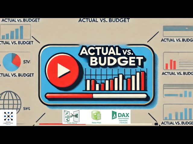 Actual vs. Budget Analysis with Power Query and Power Pivot