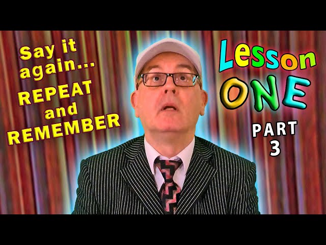 LEARNING ENGLISH - LESSON 1 ( Repeat and Remember)