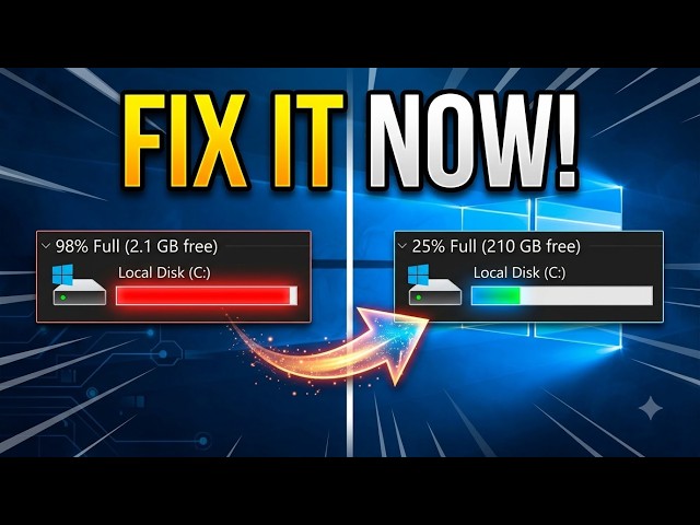 Is Your C Drive Red? Fix It Instantly Without Losing Data
