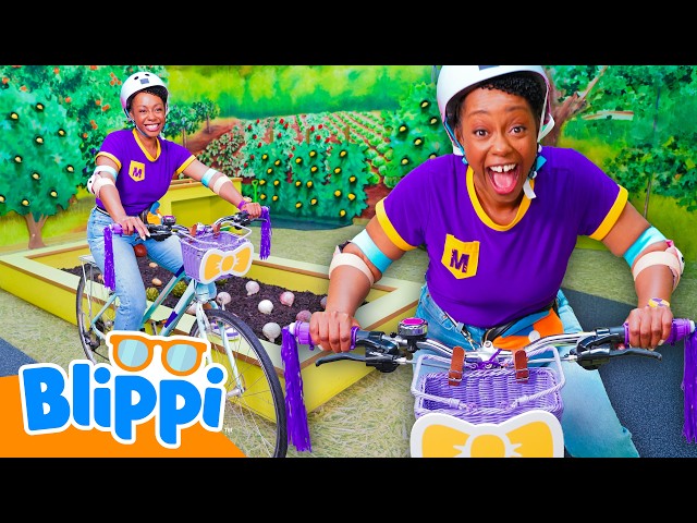 Come Ride Your Bike With Me! 🚲 | Blippi Songs 🎶| Educational Songs For Kids