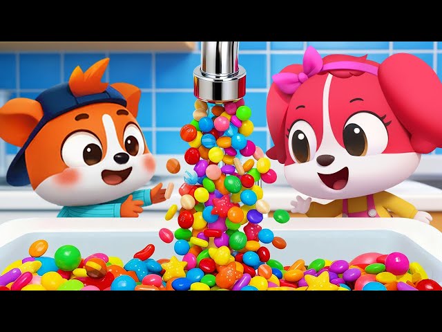 Kids Play With Magic Faucet | Kids Adventures | Sheriff Labrador | Kids Cartoon | BabyBus