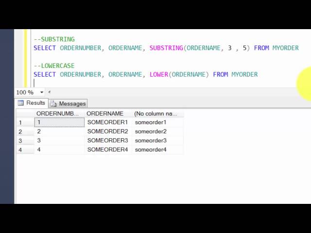 Chapter 10: TSQL Aggregation and String Functions