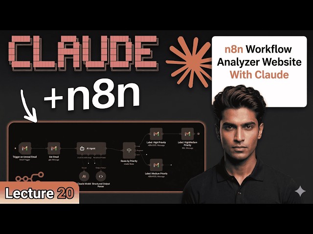 Lec 20 : n8n Workflow Visualizer: Upload JSON → See Step-by-Step Execution + Setup Guide (Free Tool)