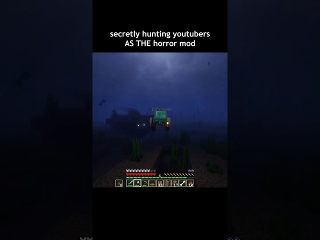 secretly hunting youtubers AS the horror mod