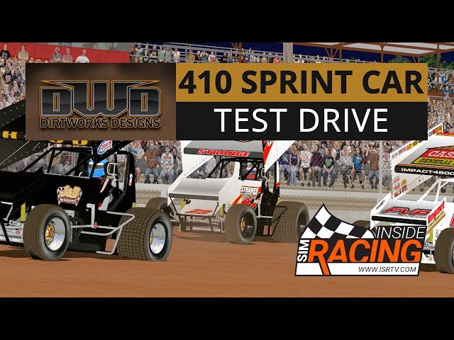 rFactor DirtWorks Designs Mod Test Drive - 410 Sprint Car at Lonestar + Set Up Tutorial
