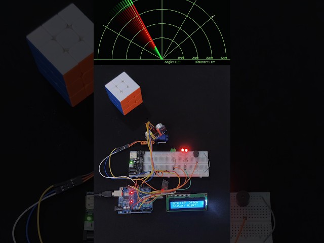 📡 This Arduino Radar Can Detect Objects in Real Time! 🔥