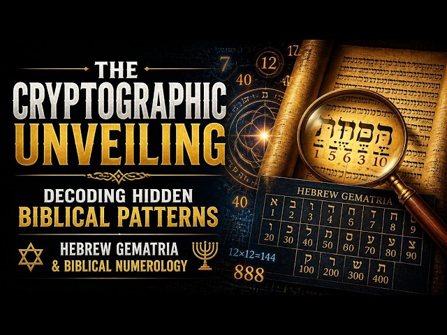 The Cryptographic Unveiling | Decoding Hidden Biblical Patterns | Hebrew Gematria