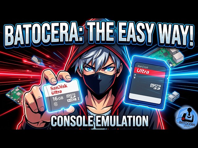 RASPBARRY PI The Easiest Way to Install CONSOLE com o BATOCERA