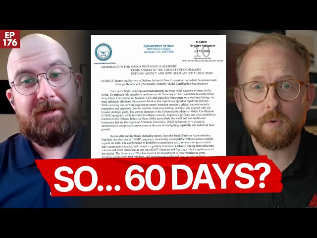 We Found the Problem With DoD’s CMMC Timeline