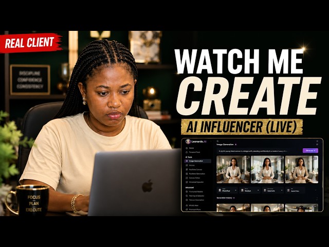 Watch Me Build An AI Influencer Video Live From Brief To Done