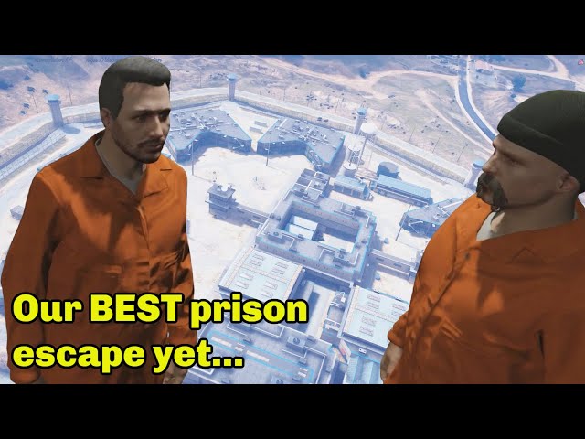 Escaping From Prison Again | BEST GTA RP | Prison Game | Prison RP