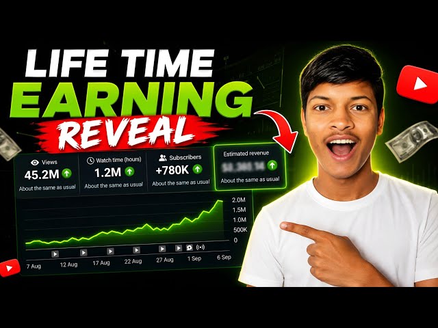 🔥 MY LIFETIME EARNING REVEAL ON MY TECH CHANNEL 🤑