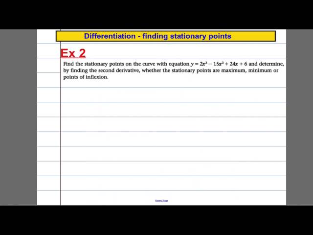 C2 Differentiation (3)